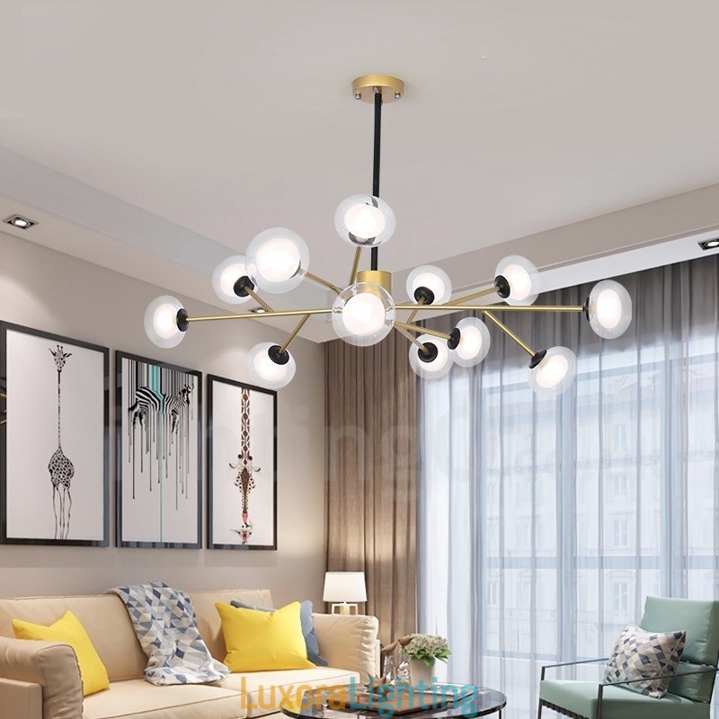 Designer Touch Decorative Postmodern Magic Beans Chandelier Exhibition Hall