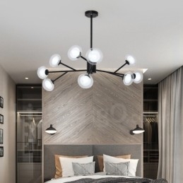 Designer Touch Decorative Postmodern Magic Beans Chandelier Exhibition Hall