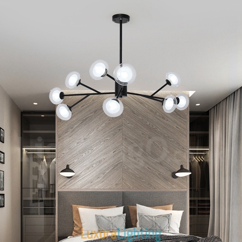 Designer Touch Decorative Postmodern Magic Beans Chandelier Exhibition Hall