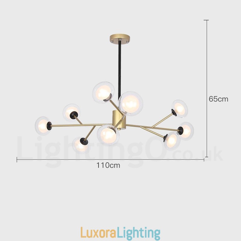 Designer Touch Decorative Postmodern Magic Beans Chandelier Exhibition Hall