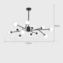 Designer Touch Decorative Postmodern Magic Beans Chandelier Exhibition Hall