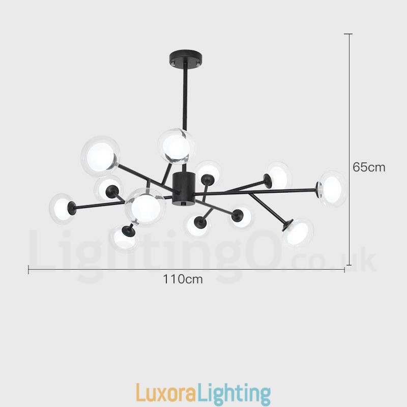 Designer Touch Decorative Postmodern Magic Beans Chandelier Exhibition Hall