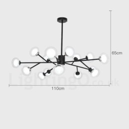 Designer Touch Decorative Postmodern Magic Beans Chandelier Exhibition Hall