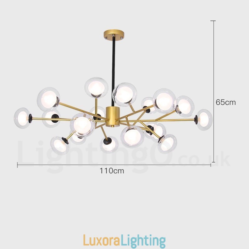 Designer Touch Decorative Postmodern Magic Beans Chandelier Exhibition Hall