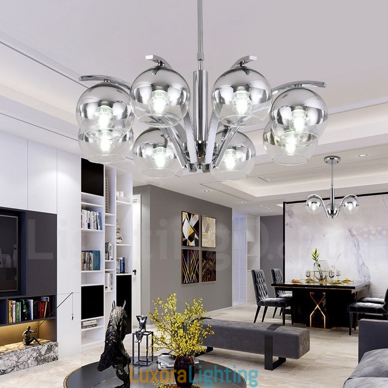 Designer Touch Decorative Nordic Fashion Gold Silver Chandelier
