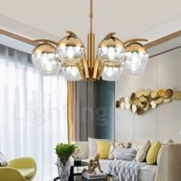 Designer Touch Decorative Nordic Fashion Gold Silver Chandelier