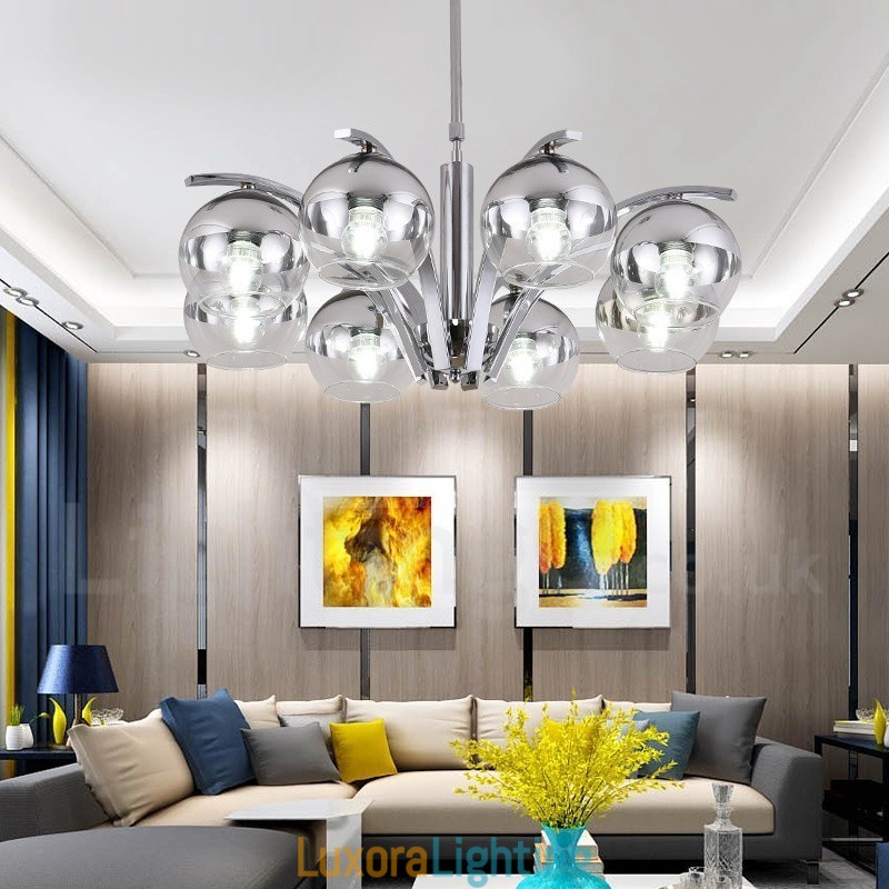 Designer Touch Decorative Nordic Fashion Gold Silver Chandelier