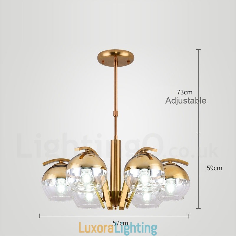 Designer Touch Decorative Nordic Fashion Gold Silver Chandelier