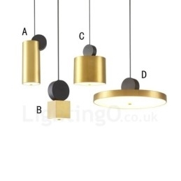 Designer Touch Decorative 4 Styles Gold Black Postmodern Pendant Light
