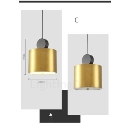 Designer Touch Decorative 4 Styles Gold Black Postmodern Pendant Light