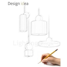 Designer Touch Decorative 4 Styles Gold Black Postmodern Pendant Light