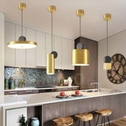 Designer Touch Decorative 4 Styles Gold Black Postmodern Pendant Light