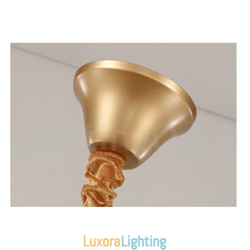 Designer Touch Decorative Postmodern Luxury Round K9 Crystal Pendant Chandelier Lights Exhibition Hall