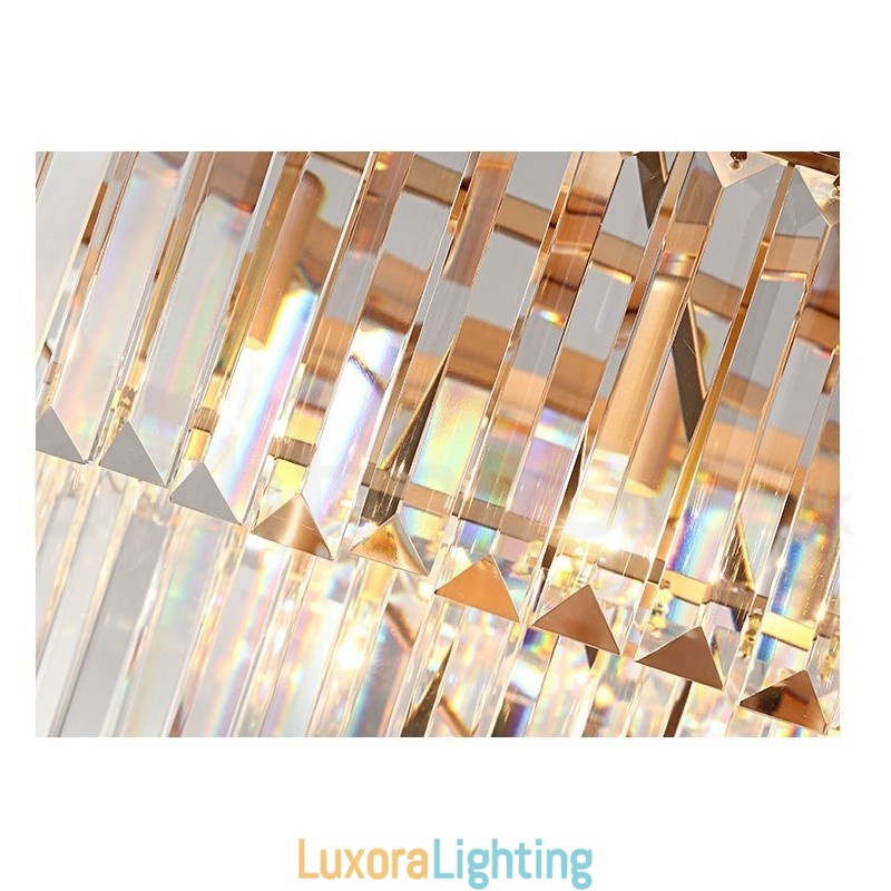 Designer Touch Decorative Postmodern Luxury Round K9 Crystal Pendant Chandelier Lights Exhibition Hall