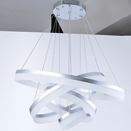 Designer Touch Decorative Acrylic Chandelier Ring Pendant Light Lighting Fixtures with