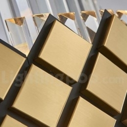 Designer Touch Decorative Luxury Modern Gold Plus Black Round K9 Crystal Pendant Chandelier Exhibition Hall