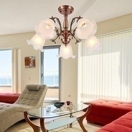 Designer Touch Decorative Modern Contemporary Traditional Classic Retro Electroplated Metal Flush Mount