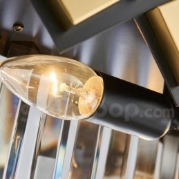 Designer Touch Decorative Luxury Modern Gold Plus Black Round K9 Crystal Pendant Chandelier Exhibition Hall