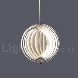 Designer Touch Decorative Globe White Rotate Postmodern DIY Pendant Light