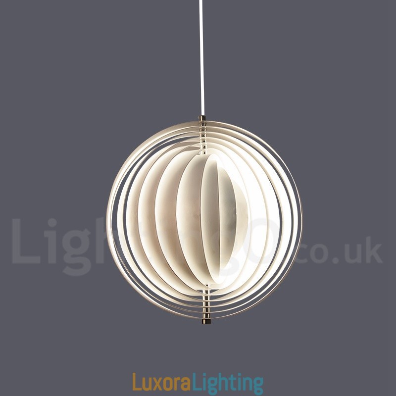 Designer Touch Decorative Globe White Rotate Postmodern DIY Pendant Light