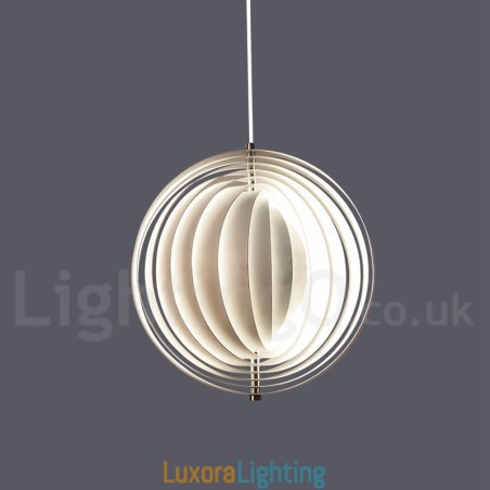 Designer Touch Decorative Globe White Rotate Postmodern DIY Pendant Light