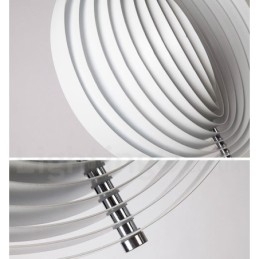 Designer Touch Decorative Globe White Rotate Postmodern DIY Pendant Light