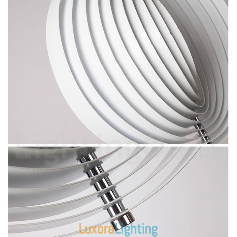 Designer Touch Decorative Globe White Rotate Postmodern DIY Pendant Light