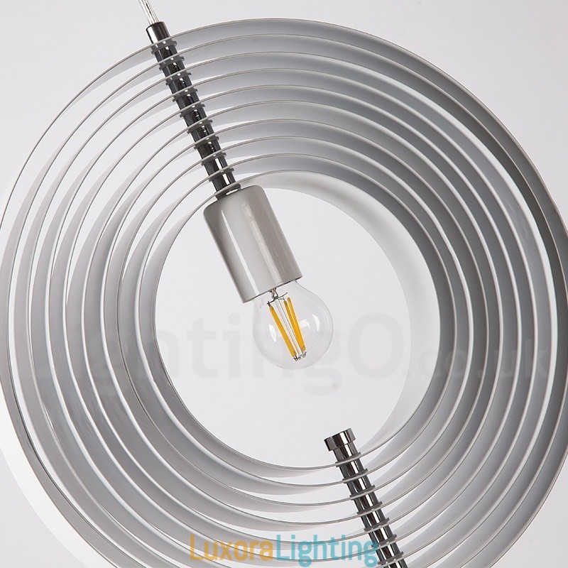 Designer Touch Decorative Globe White Rotate Postmodern DIY Pendant Light