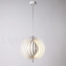 Designer Touch Decorative Globe White Rotate Postmodern DIY Pendant Light