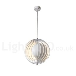 Designer Touch Decorative Globe White Rotate Postmodern DIY Pendant Light