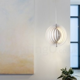 Designer Touch Decorative Globe White Rotate Postmodern DIY Pendant Light