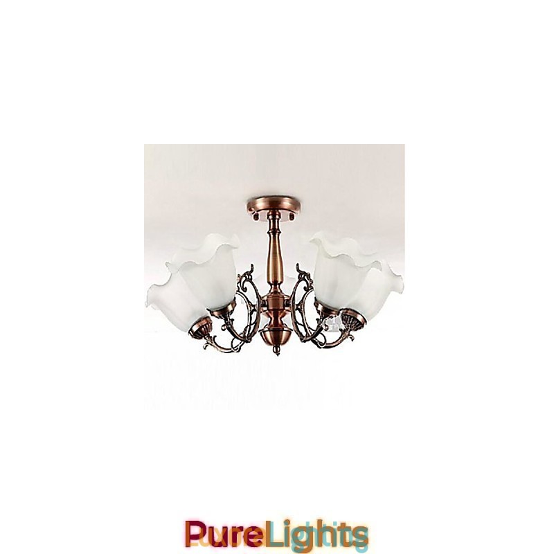 Designer Touch Decorative Modern Contemporary Traditional Classic Retro Electroplated Metal Flush Mount