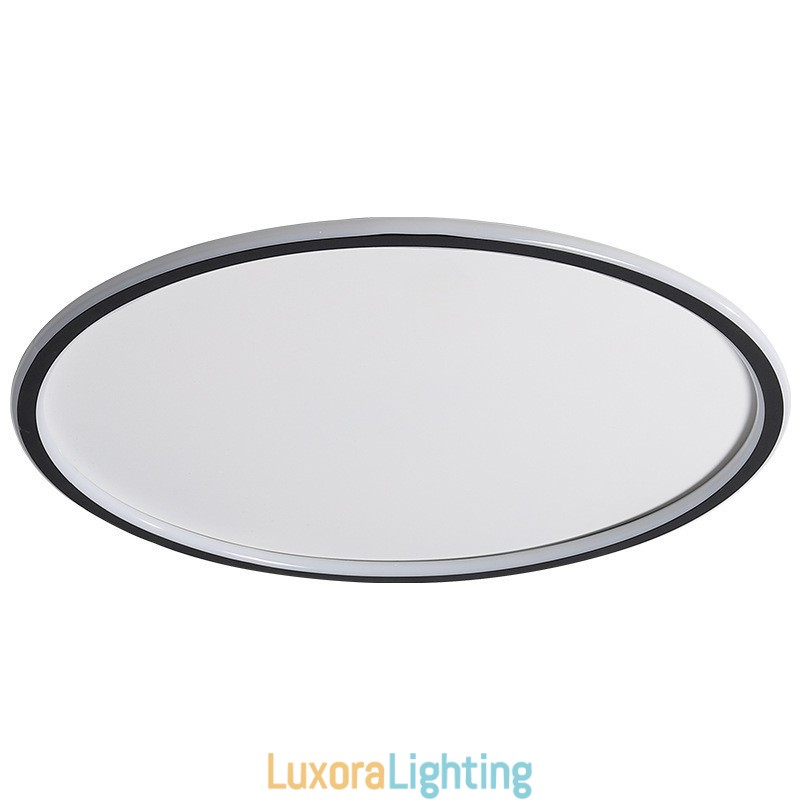 Designer Touch Decorative Ultra Thin Dimmable Modern Contemporary Nordic Style Flush Mount Ceiling Lights with Remote Control Also Can Be Used As Wall Light