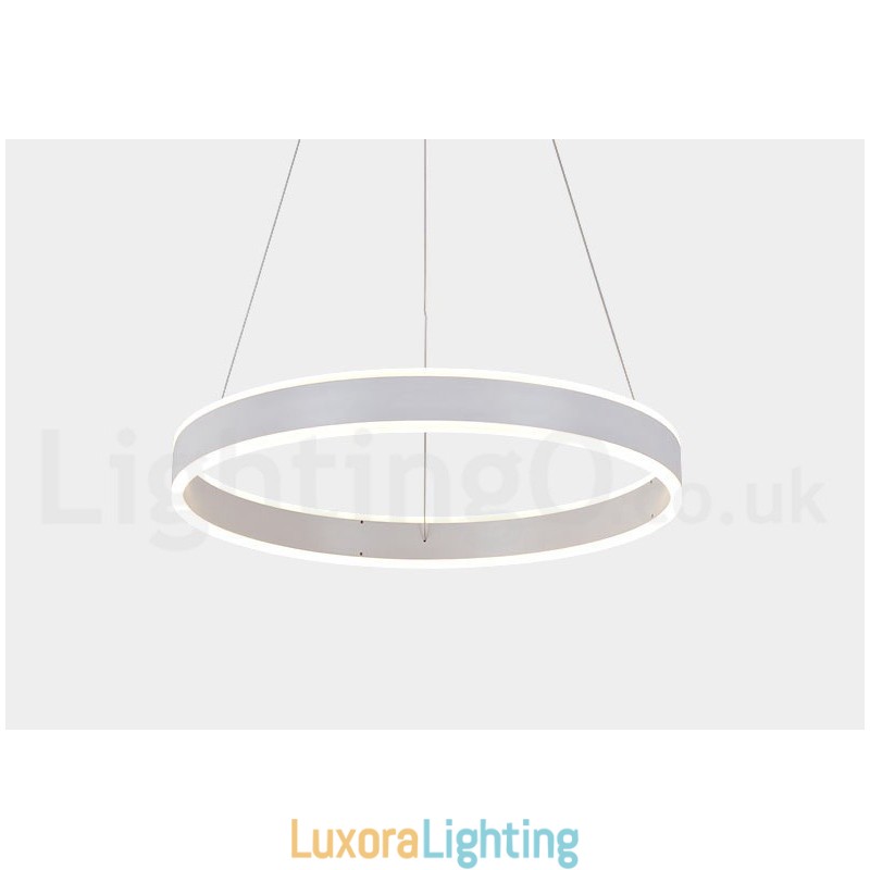 Designer Touch Decorative 1 Ring Two Strips Art Deco Pendant Light 60cm Suspended Light