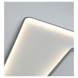 Designer Touch Decorative Rectangle Modern Contemporary Flush Mount Light