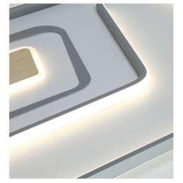 Designer Touch Decorative Rectangle Modern Contemporary Flush Mount Light