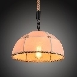 Designer Touch Decorative Retro handmake hemp rope countyard chandelier lamp in the industrial countryside style
