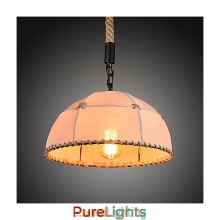 Designer Touch Decorative Retro handmake hemp rope countyard chandelier lamp in the industrial countryside style