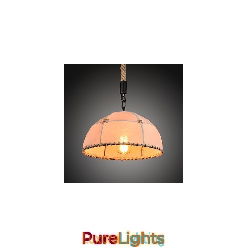 Designer Touch Decorative Retro handmake hemp rope countyard chandelier lamp in the industrial countryside style