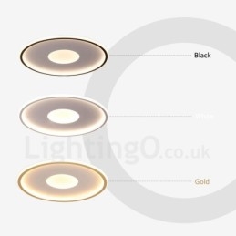 Designer Touch Decorative Ultra Thin Dimmable Modern Contemporary Nordic Style Flush Mount Ceiling Lights with Remote Control Also Can Be Used As Wall Light