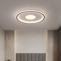 Designer Touch Decorative Ultra Thin Dimmable Modern Contemporary Nordic Style Flush Mount Ceiling Lights with Remote Control Also Can Be Used As Wall Light