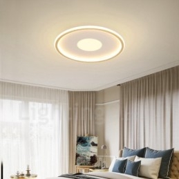 Designer Touch Decorative Ultra Thin Dimmable Modern Contemporary Nordic Style Flush Mount Ceiling Lights with Remote Control Also Can Be Used As Wall Light