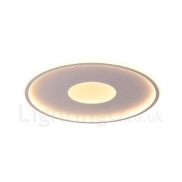Designer Touch Decorative Ultra Thin Dimmable Modern Contemporary Nordic Style Flush Mount Ceiling Lights with Remote Control Also Can Be Used As Wall Light