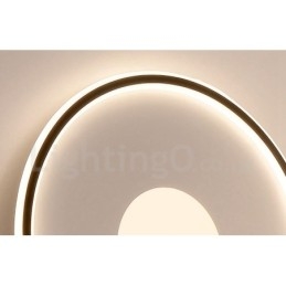 Designer Touch Decorative Ultra Thin Dimmable Modern Contemporary Nordic Style Flush Mount Ceiling Lights with Remote Control Also Can Be Used As Wall Light