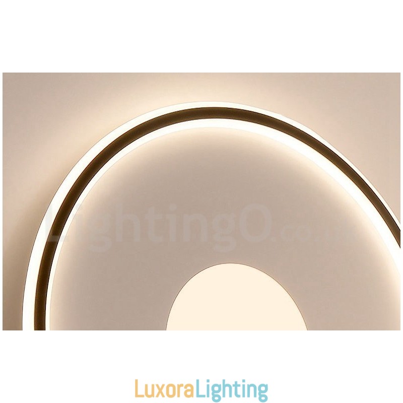 Designer Touch Decorative Ultra Thin Dimmable Modern Contemporary Nordic Style Flush Mount Ceiling Lights with Remote Control Also Can Be Used As Wall Light