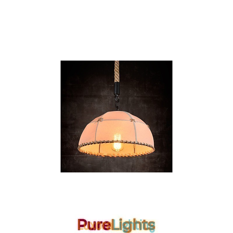 Designer Touch Decorative Retro handmake hemp rope countyard chandelier lamp in the industrial countryside style