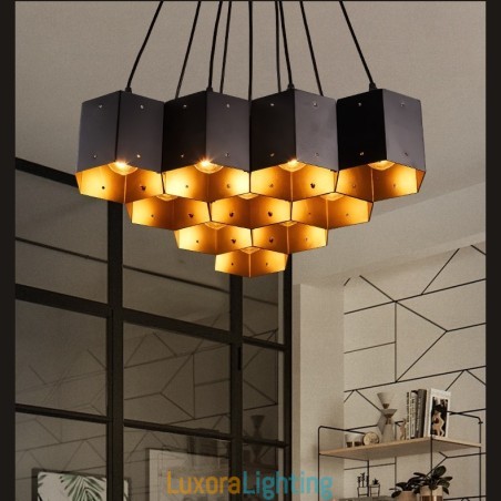 Designer Touch Decorative Loft Industrial Style Pendant Chandelier Light