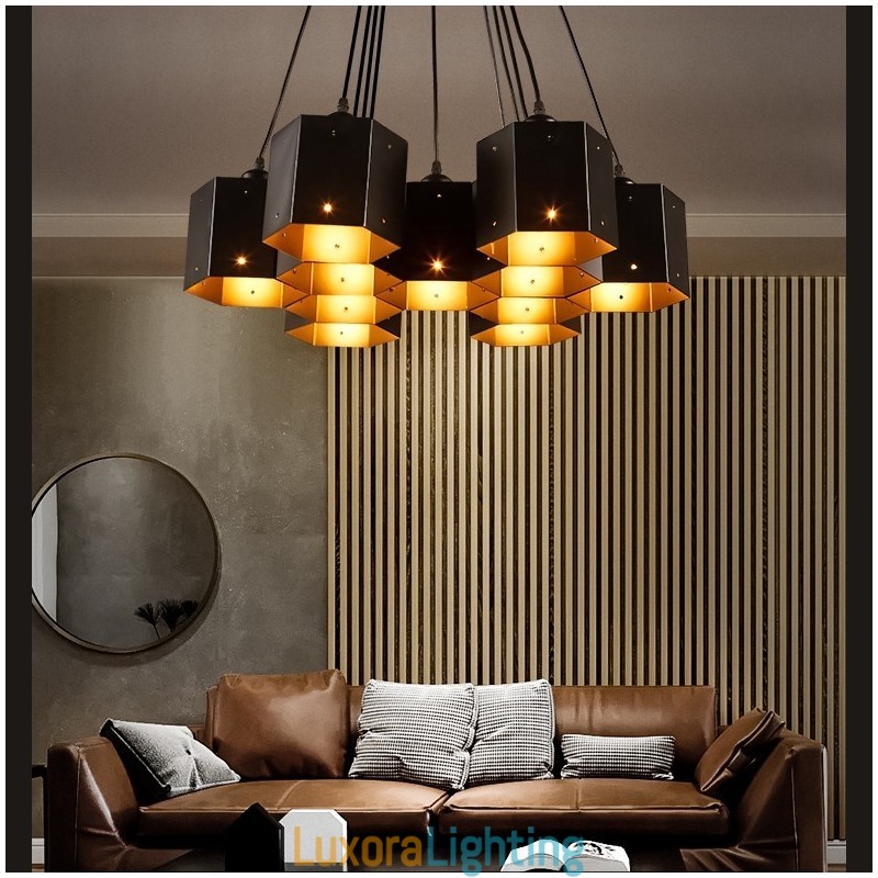 Designer Touch Decorative Loft Industrial Style Pendant Chandelier Light