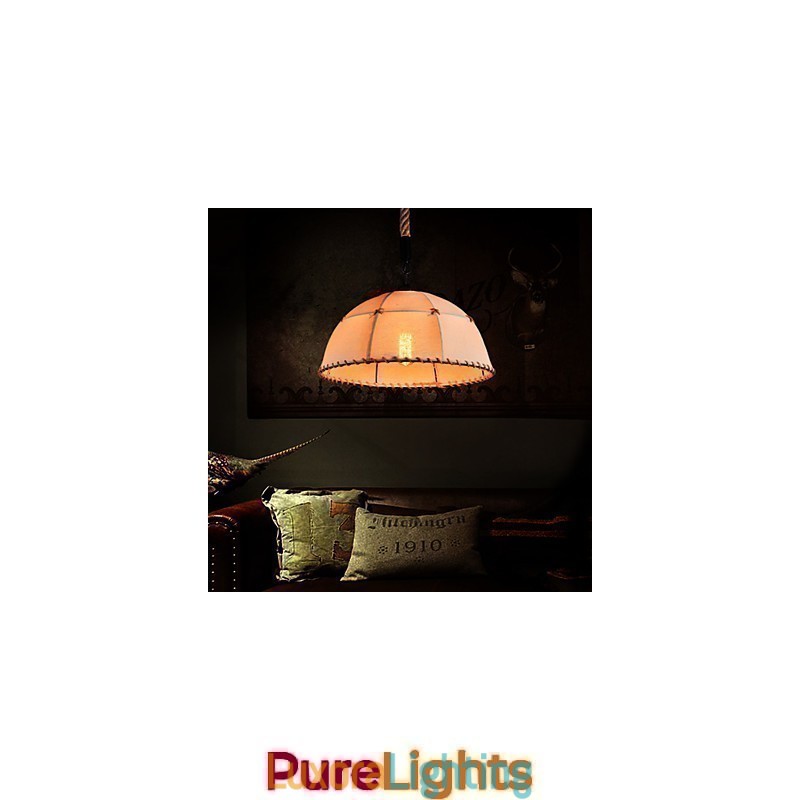 Designer Touch Decorative Retro handmake hemp rope countyard chandelier lamp in the industrial countryside style