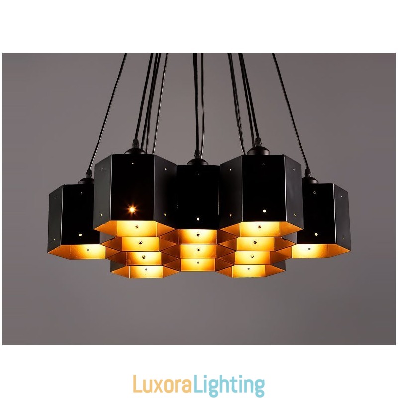 Designer Touch Decorative Loft Industrial Style Pendant Chandelier Light